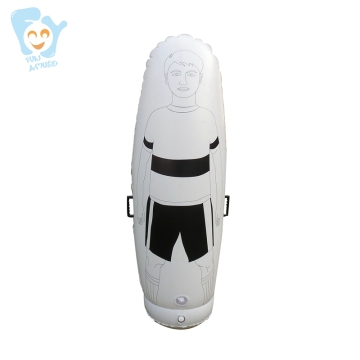 Portable Football Rebounder Wall Soccer Dummy for Kids - 1.6m
