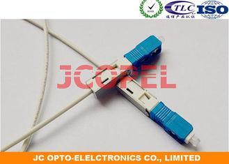 Assembly ABS SC Optical Fibre Cable Connectors Reliable Emb