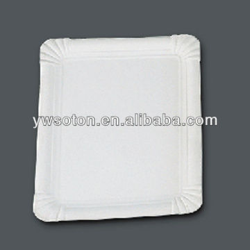 rectangle disposable paper plate