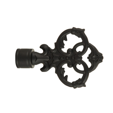 Black telescopic classical Curtain Rod wholesale