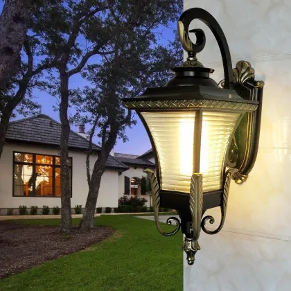 Luxury Garden E27 LED Wall Lights