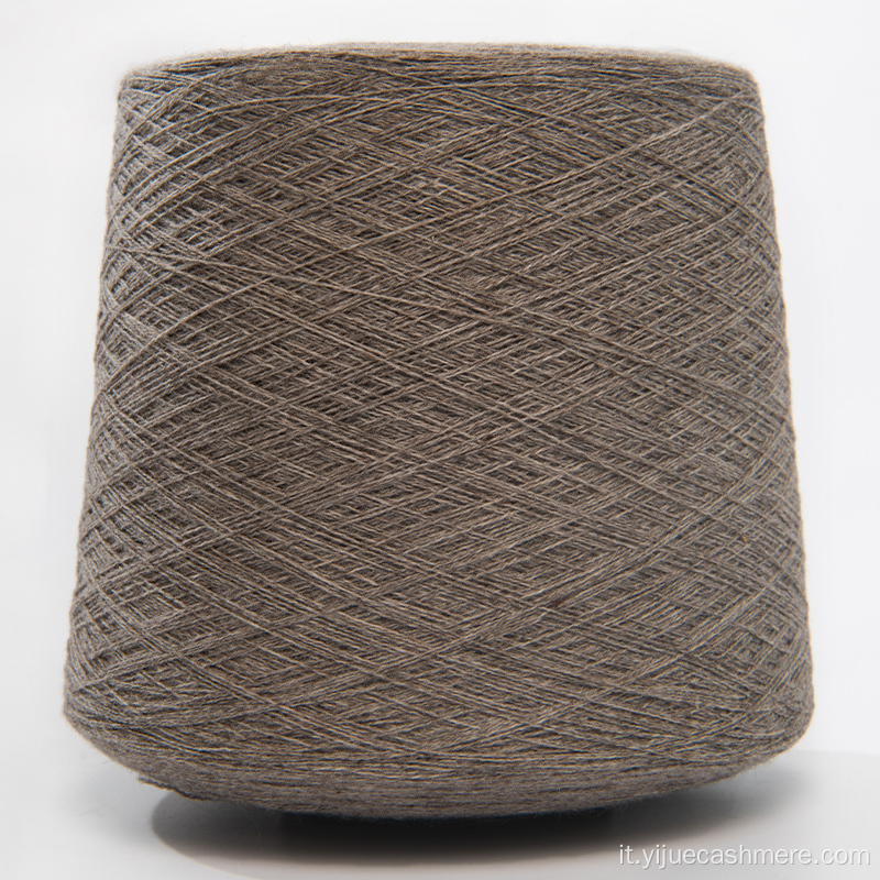 Filato in lana in cashmere miscelato 100% a scialle di sciarpa in cashmere