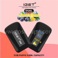 IGET Dual 2 flavors in 1 disposable vape