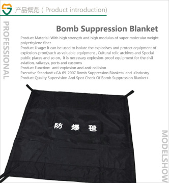 UHMWPE Bomb Suppression Blanket for police station, Security agent