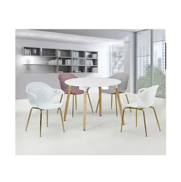 wood furniture dining table round modern low price