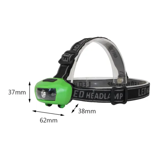 2 Red LED Headlamp with Flashing,Flashing Headlight