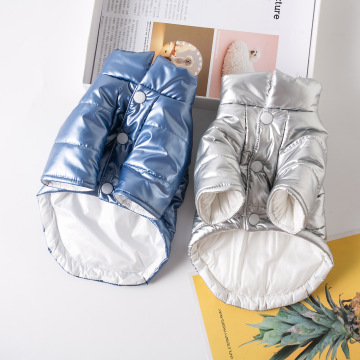 Pakaian tebal musim sejuk Teddy Pet Coat Down Jacket untuk Luar