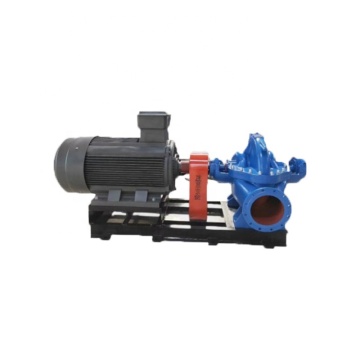 High Power Horizontal Double Suction Centrifugal Pump for Large Flow Drainage and Wastewater Treatment