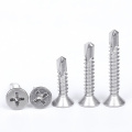 Phillips Flat Head Self Drilling Screws Stainless Steel