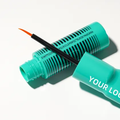 Vegan Black Yellow Blue Thickening & Curly Nourishing Mascara & Serum for Eyelash Growth