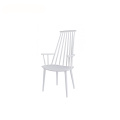 Solid ASH Wooden High Back Dining Armchair