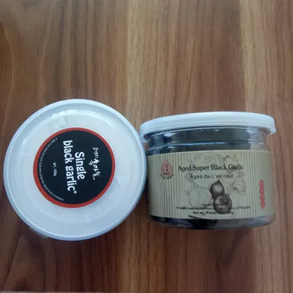 Nutrient rich peeled black garlic