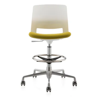 Office Chair Adjustable Height Bar Chair Convenient Move