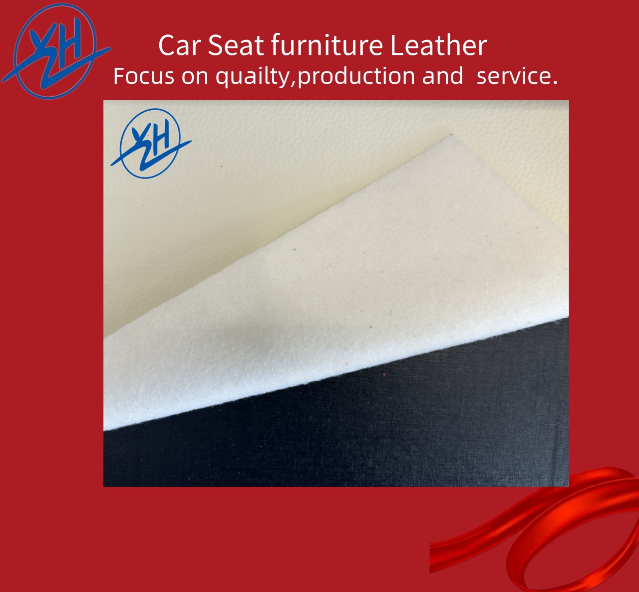 Cuero artificial de PVC duradero ideal para muebles