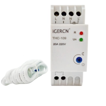 High-Quality Light Sensor Relay (THC-109) for Street Lights: 220-240Vac, 20A - Photo-Electric Photocell Control