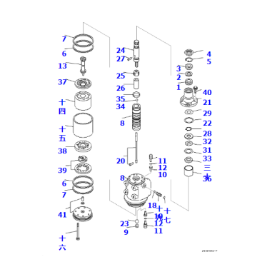 Dump truck HD785-7 valve assembly 561-40-05301