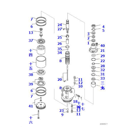 Dump truck HD785-7 valve assembly 561-40-05301