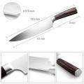 Cuchillo de cocina japonés de 8 pulgadas con mango de Pakka de acero inoxidable