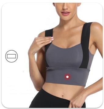 High-Performance Seamless Sports Bra for Women: High-Impact, High-Quality Fitnesswear with Solid Color Design