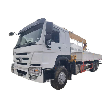 Sinotruk Howo 10 Wheel Truck-Mounted 10 Ton Hydraulic Crane 340hp Boom Truck