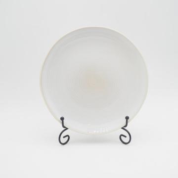 Handgeschilderde witte stijl porselein servies set