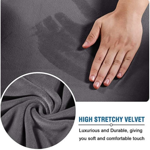 Velvet Stretch 2 Piece Chair Cover