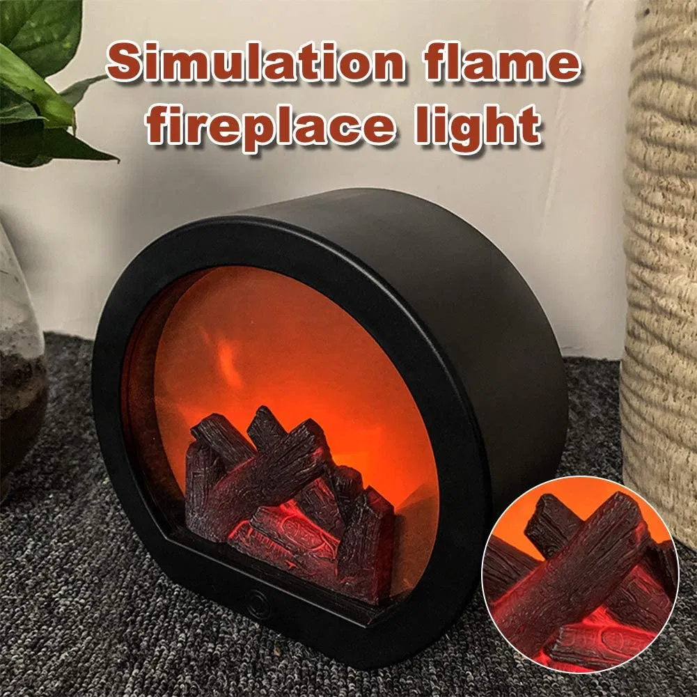 Touch interruptor LED decorativo USB Simulación recargable Flame LED Chileplace Linterna