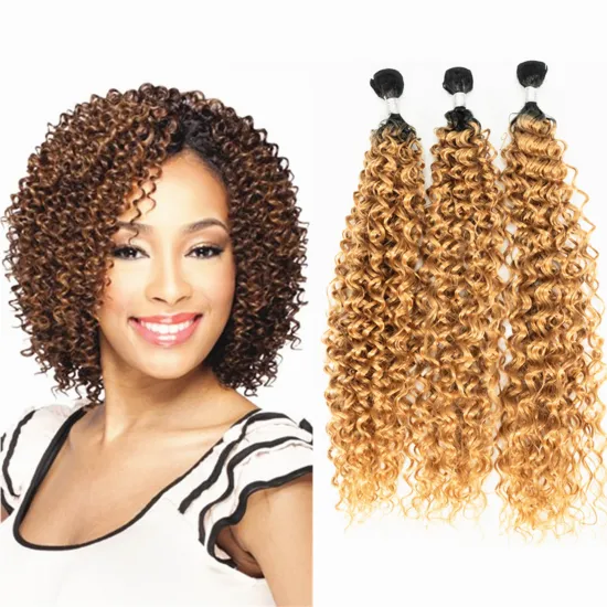 Wholesale Brazilian Jerry Curl Bundles Brazilian Hair Bundles Kinky Curly Mink Ombre Unprocessed Raw Virgin Human Hair Bundles