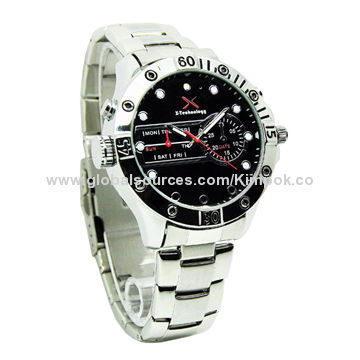 H.264 1080P HD Waterproof, IR Hidden Camera Watches with 180 Degrees RecordingNew