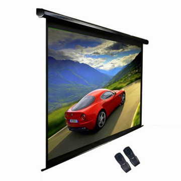 Electric Projector Screen with Remote Control
