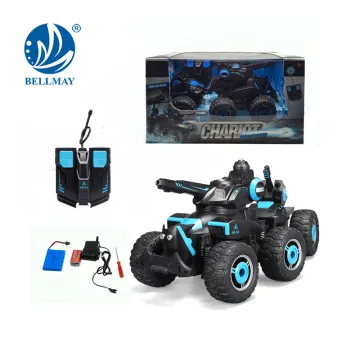 Wholesales 6 wheels Military Fight RC Car (rechargeable version) B/O Transformation Tank