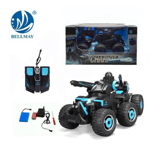 Wholesales 6 wheels Military Fight RC Car (rechargeable version) B/O Transformation Tank