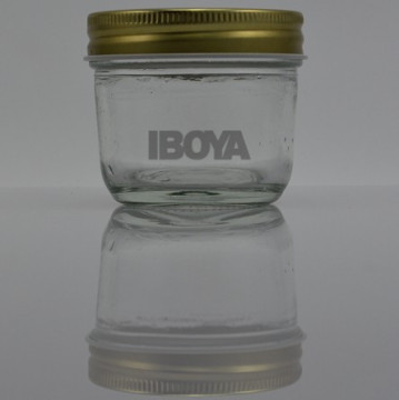 4oz Glass Jar with Gold Screw Lid