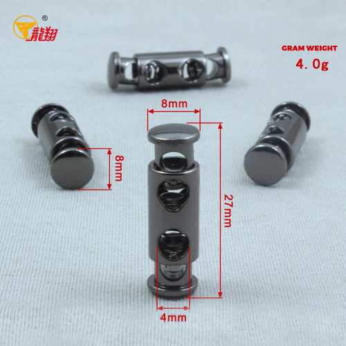 أمتعة معدنية ذات فتحة مزدوجة بقفل زنبركي للملابس