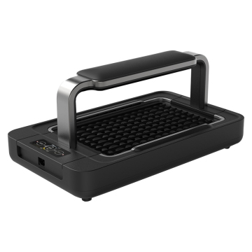 Modern Portable Smokeless Electric BBQ Grill - Stainless Steel Multifunctional Home Use