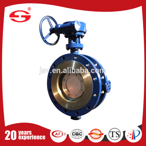 Coal Power Plant Smoke Duct Butterfly Valve With Full Ptfe Lining, High