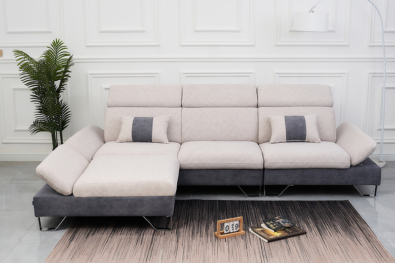 L Shaped Sectional Sofa Set With Ottoman