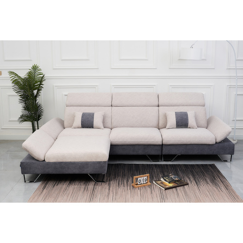 L Shaped Sectional Sofa Set With Ottoman