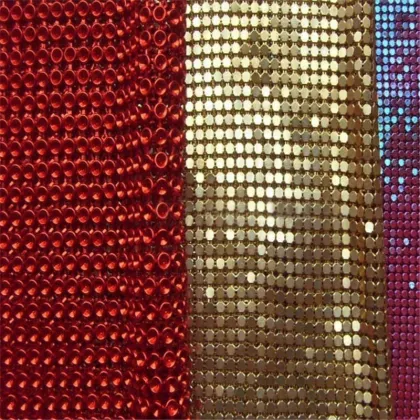 Sparkling Metal Sequin Fabric - Architectural Metallic Sequined Fabric
