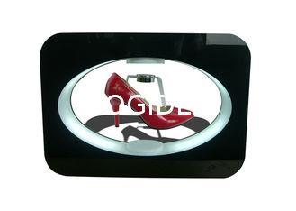 OEM High Heeled Shoe Display , Turning Floating Shoe Displa