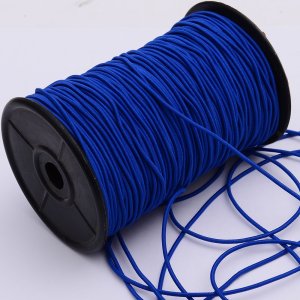 3mm blå elastisk rep elastisk sträng bungee
