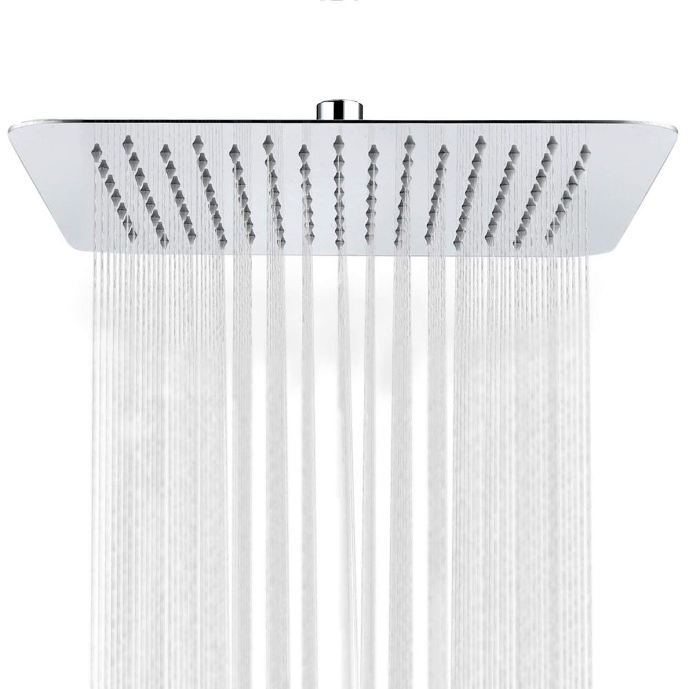 High Pressure Hugh Rain Ulter Thin Overhead Shower For Bathroom Rainfall Flow Experience