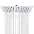 high pressure rain rainfall top shower head chrome