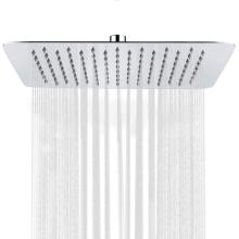 high pressure rain rainfall top shower head chrome