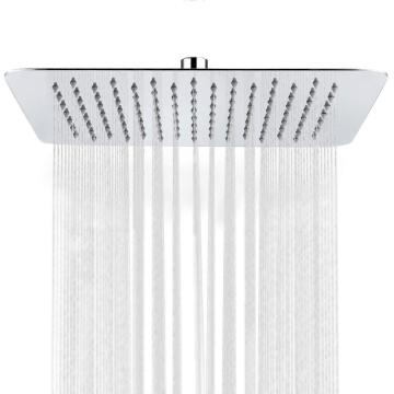 high pressure rain rainfall top shower head chrome