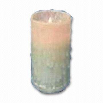 Color Changing Candle, Made of Plastic and Glass, Suitable for Party and Tea Time