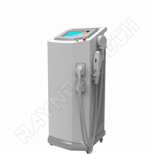 Pain-less, Shr 1-10hz "in-motion" Soprano Diode Laser+ipl Beauty Equipment Wrinkle Removal, Hair Removal