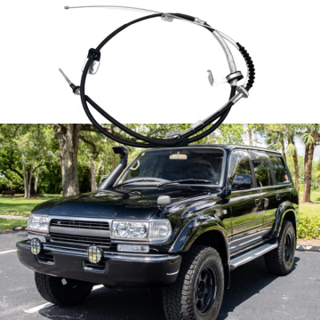 LUXESOEM Car Powertrain Front Handbrake Cable 46410-60560 Used for Land Cruiser FZJ80 HDJ80 HZJ80 92-98 Rear