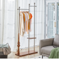 Contemporary Coat Rack Featuring Dual Wood Layers
