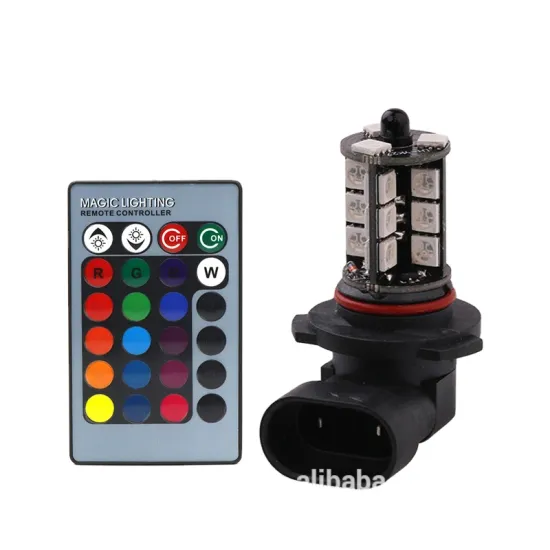 RGB Wireless H8 LED Bulbs for Fog, DRL, and Daytime Running Lights